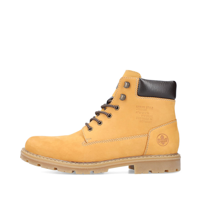 Rieker Artikelnummer 37740-68 Rieker Herren Schnürstiefel goldgelb