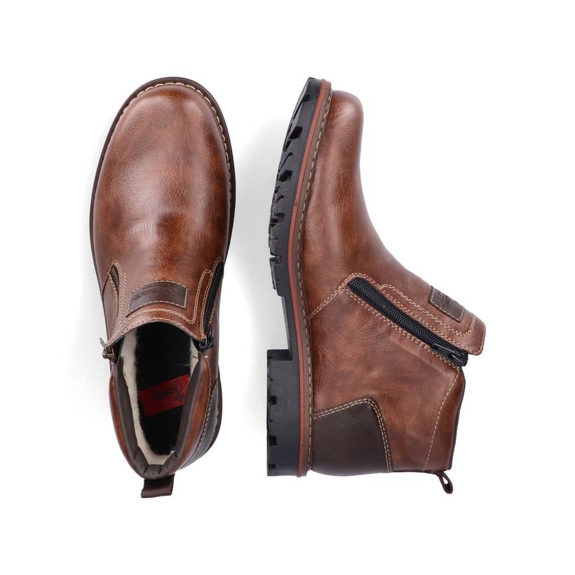 Rieker Artikelnummer 37770-25 Rieker Herren Kurzstiefel Kaffeebraun