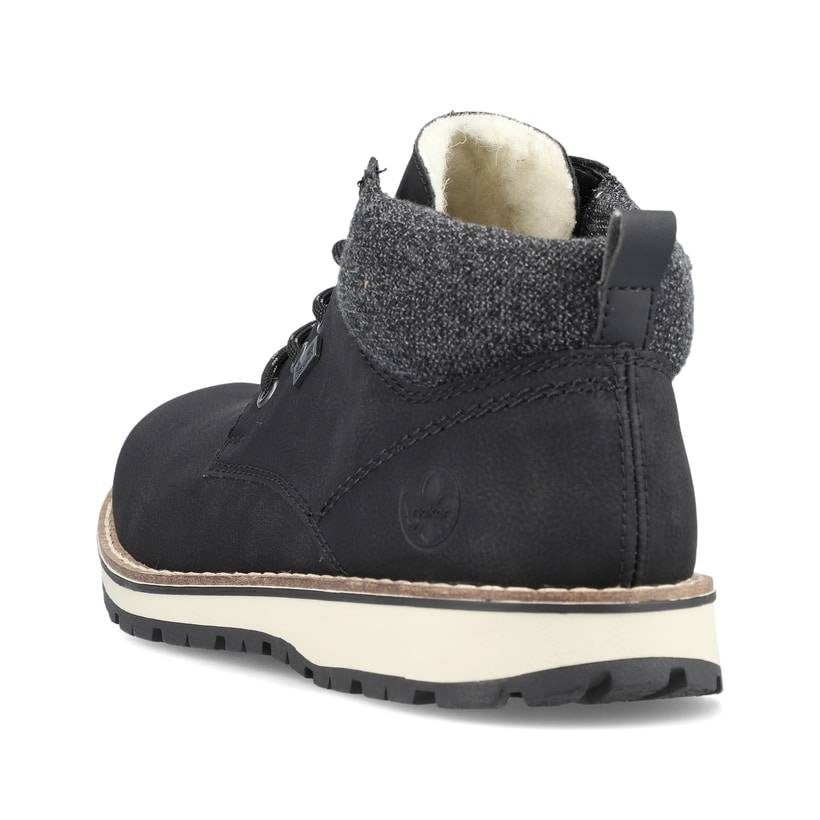 Rieker Artikelnummer 38419-00 Rieker Herren Schnürstiefel Urbanschwarz