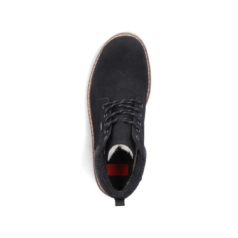 Rieker Artikelnummer 38419-00 Rieker Herren Schnürstiefel Urbanschwarz