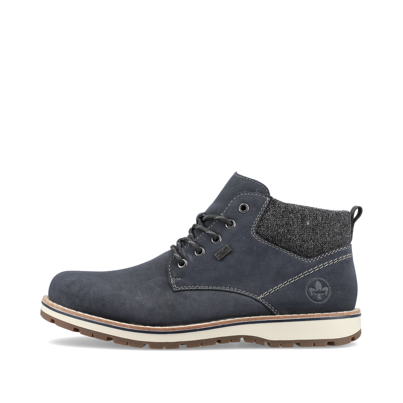 Rieker Artikelnummer 38419-16 Rieker Herren Schnürstiefel pazifikblau