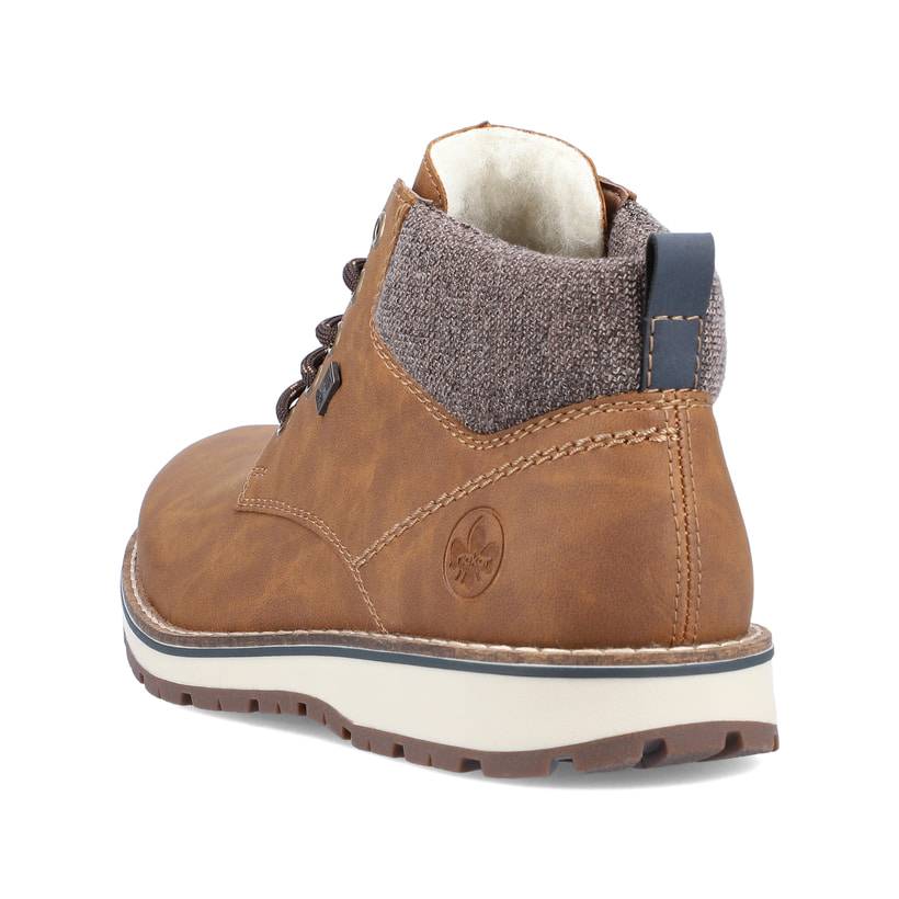 Rieker Artikelnummer 38419-24 Rieker Herren Schnürstiefel Nougatbraun