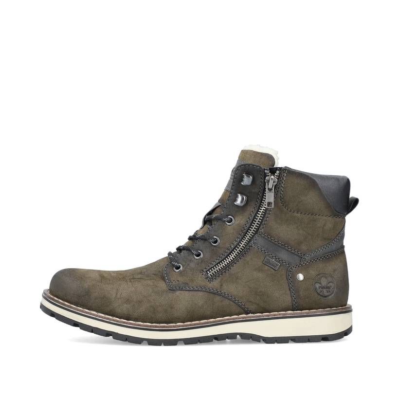Rieker Artikelnummer 38425-54 Rieker Herren Schnürstiefel olivgrün
