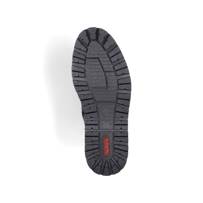 Rieker Artikelnummer 38434-00 Rieker Herren Schnürstiefel Graphitschwarz