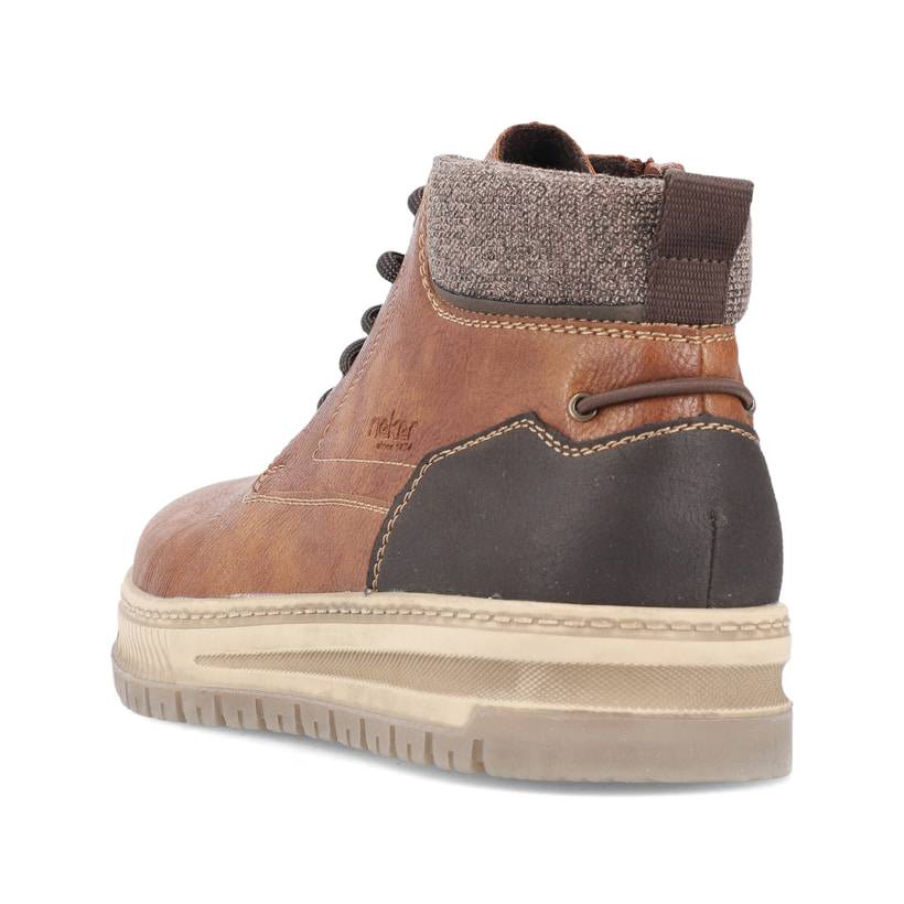 Rieker Artikelnummer 38532-25 Rieker Herren Schnürstiefel Karamellbraun