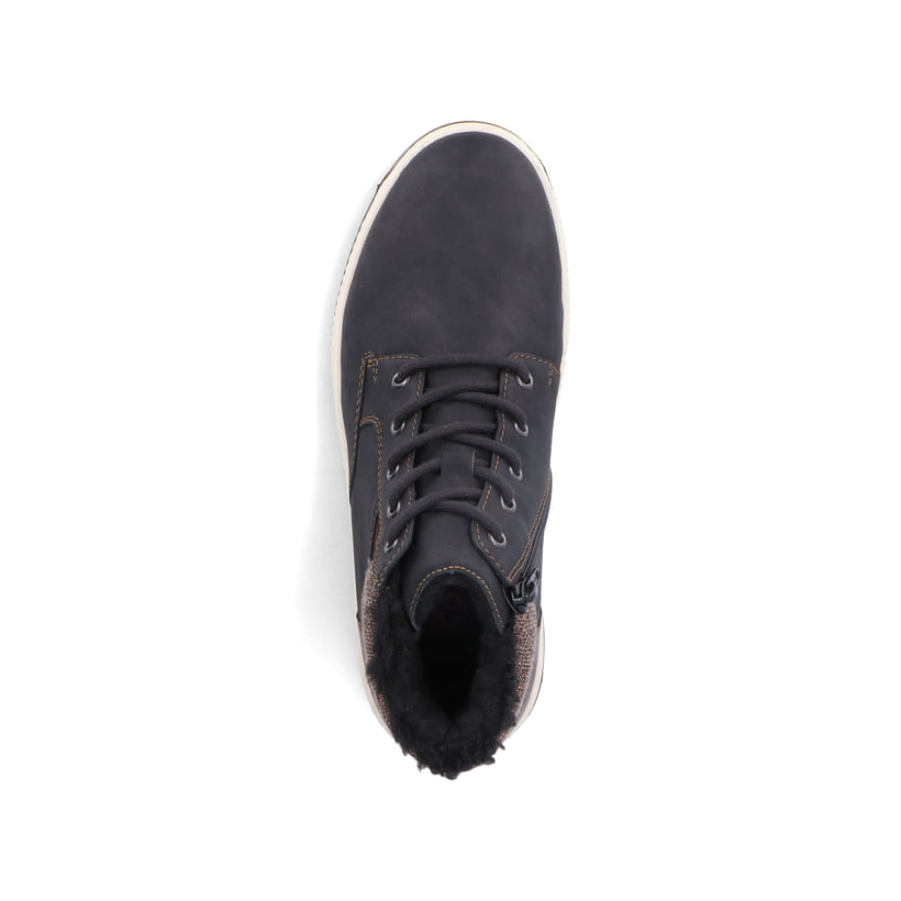 Rieker Artikelnummer 38542-00 Rieker Herren Schnürstiefel Asphaltschwarz