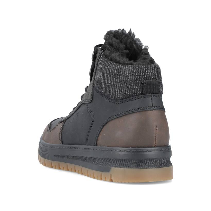 Rieker Artikelnummer 38545-00 Rieker Herren Schnürstiefel Asphaltschwarz