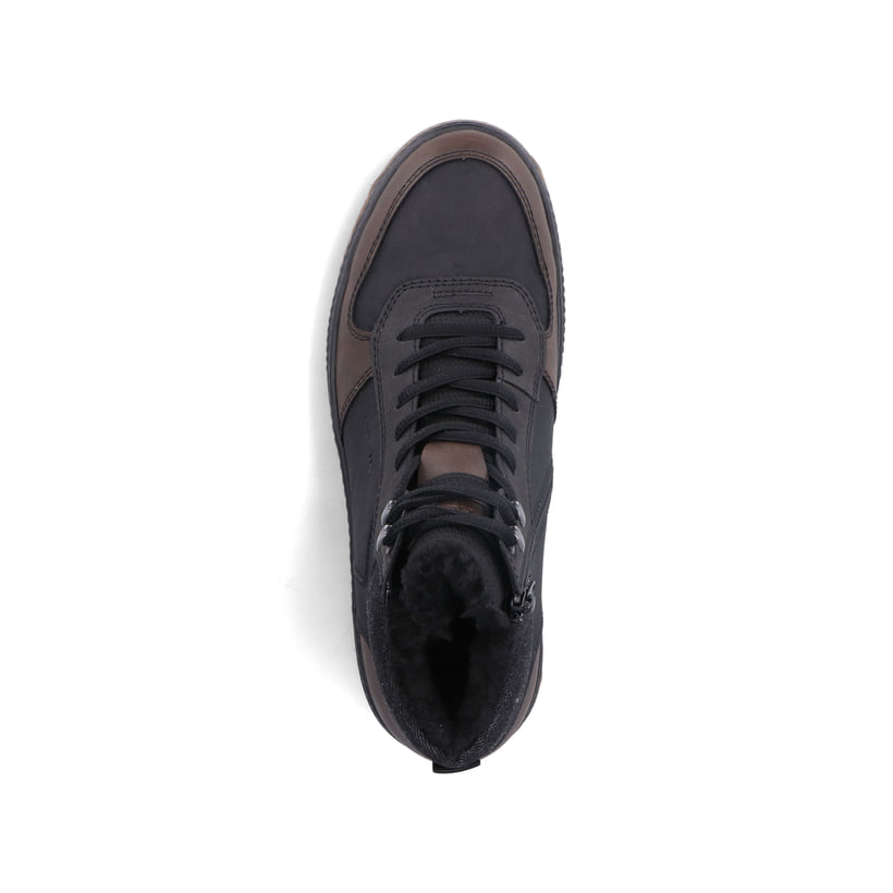 Rieker Artikelnummer 38545-00 Rieker Herren Schnürstiefel Asphaltschwarz