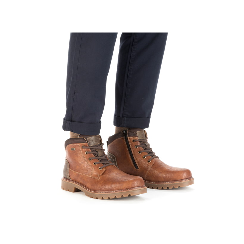 Rieker Artikelnummer 38810-25 Rieker Herren Schnürstiefel Karamellbraun