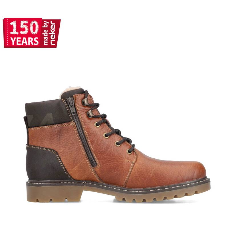 Rieker Artikelnummer 38832-22 Rieker Herren Schnürstiefel Karamellbraun
