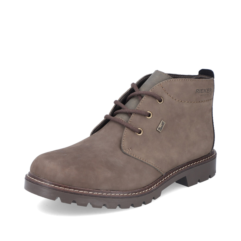 Rieker Artikelnummer 38839-25 Rieker Herren Schnürstiefel Graubraun