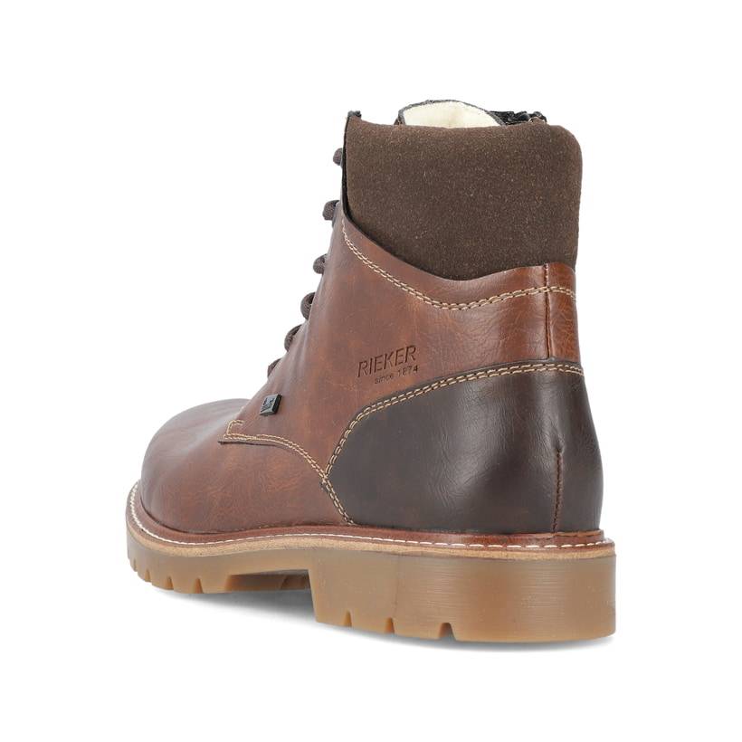 Rieker Artikelnummer 38840-25 Rieker Herren Schnürstiefel Schokobraun