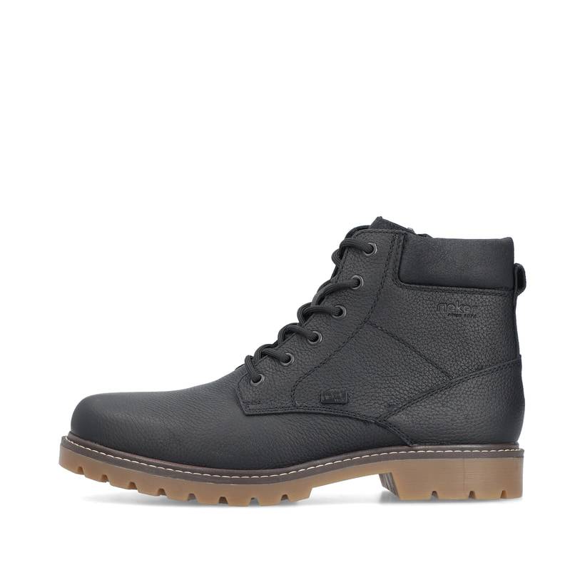 Rieker Artikelnummer 38842-00 Rieker Herren Schnürstiefel graphitschwarz
