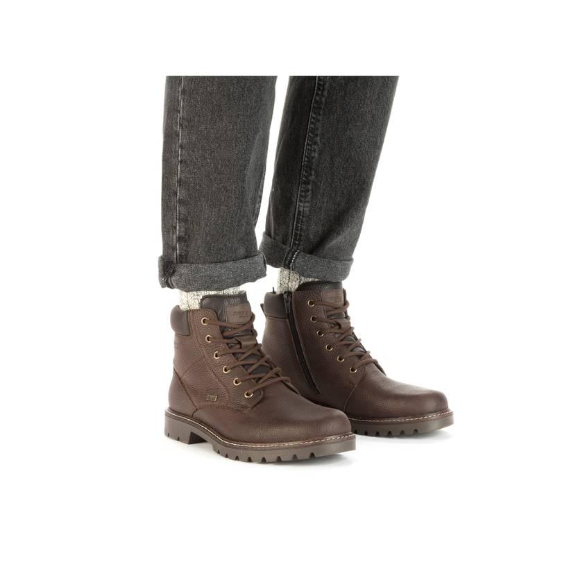 Rieker Artikelnummer 38842-25 Rieker Herren Schnürstiefel Dunkelbraun