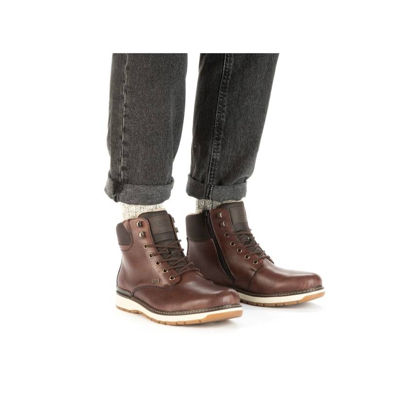 Rieker Artikelnummer 39430-25 Rieker Herren Schnürstiefel Nussbraun