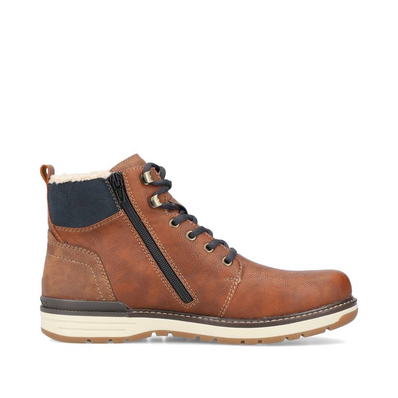 Rieker Artikelnummer 39442-24 Rieker Herren Schnürstiefel Fuchsbraun