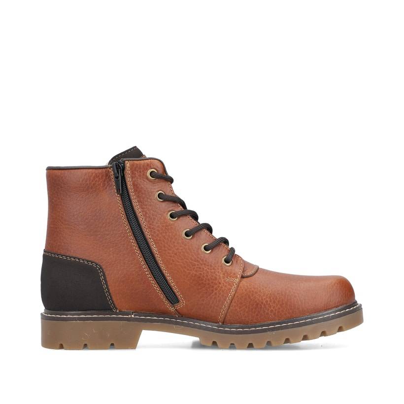 Rieker Artikelnummer 39820-22 Rieker Herren Schnürstiefel Fuchsbraun