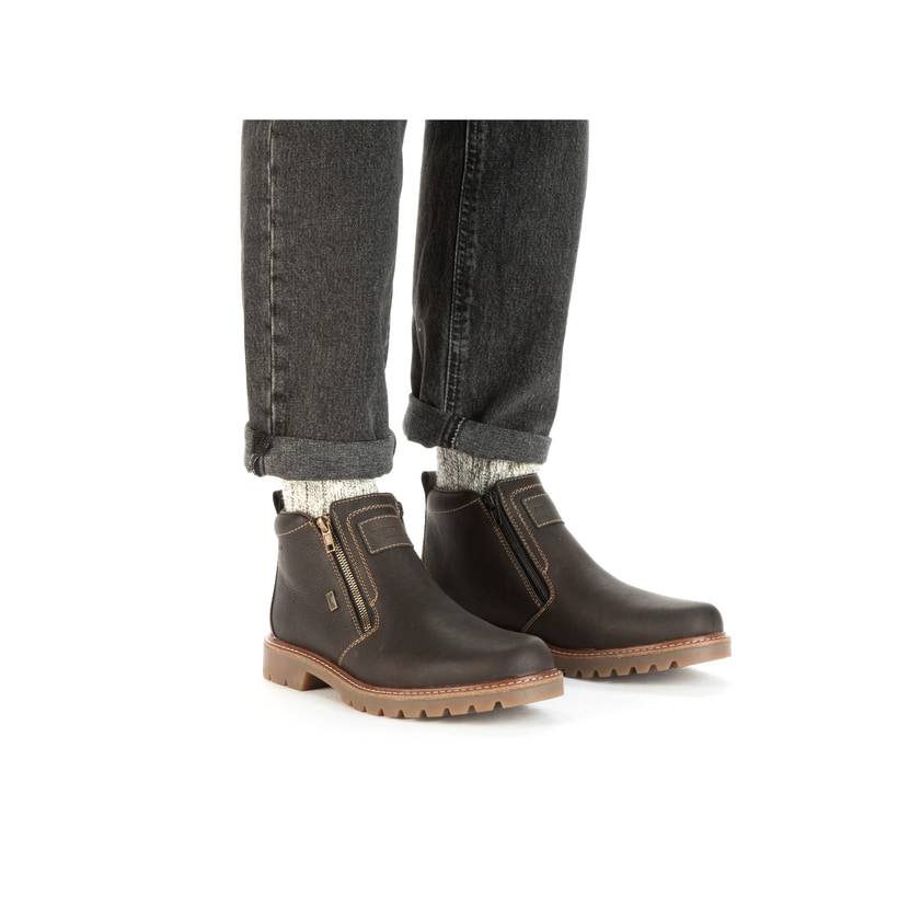 Rieker Artikelnummer 39871-25 Rieker Herren Kurzstiefel Schwarzbraun