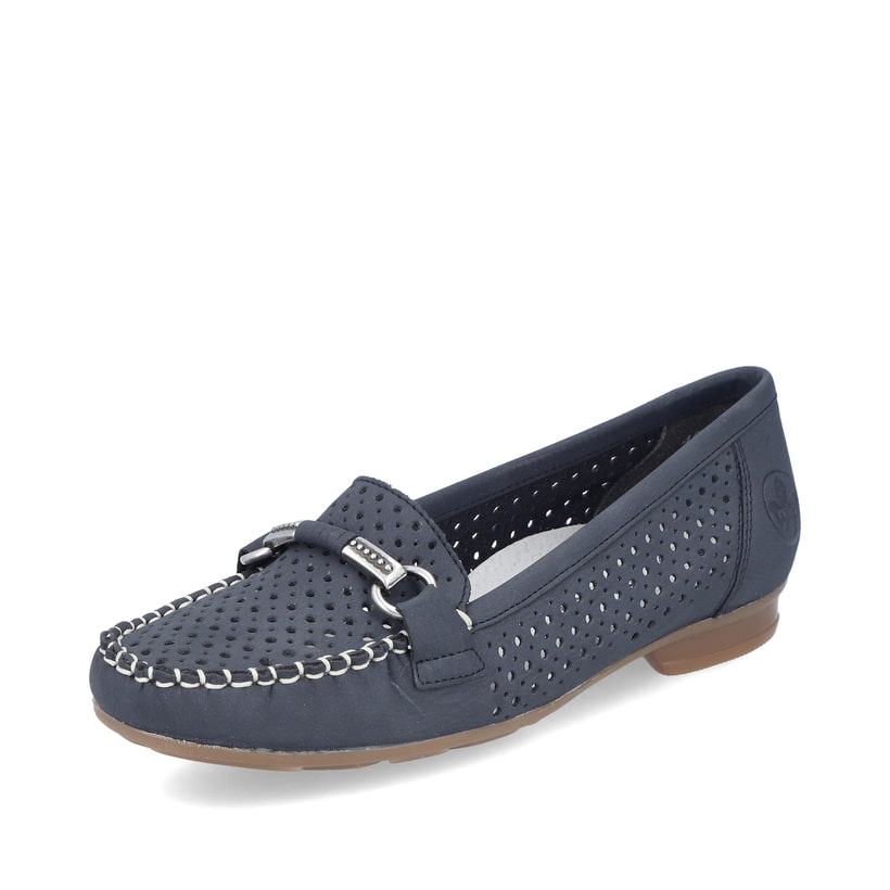 Rieker Artikelnummer 40065-15 Rieker Damen Loafer Marineblau