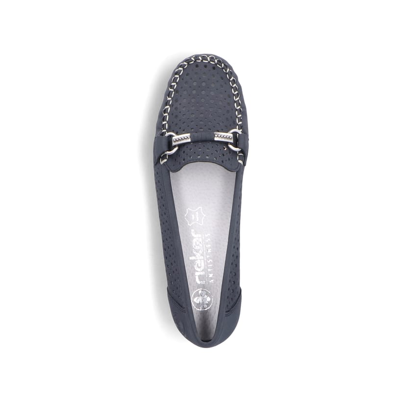 Rieker Artikelnummer 40065-15 Rieker Damen Loafer Marineblau