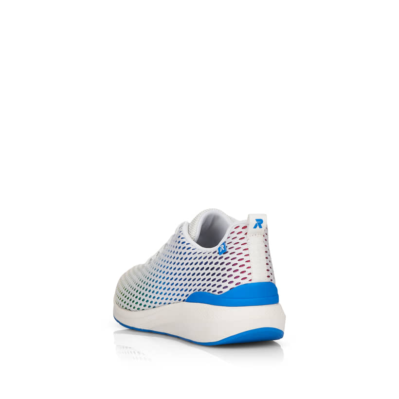 Rieker Artikelnummer 40101-90 Rieker Damen Sneaker Low Crystal-white Rainbow