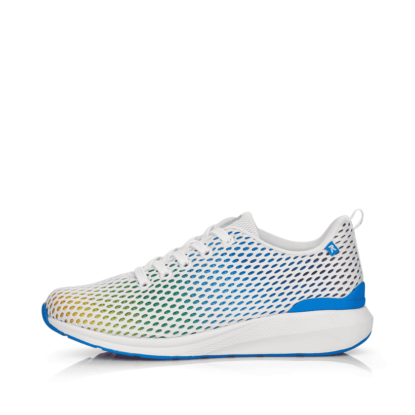 Rieker Artikelnummer 40101-90 Rieker Damen Sneaker Low crystal-white rainbow
