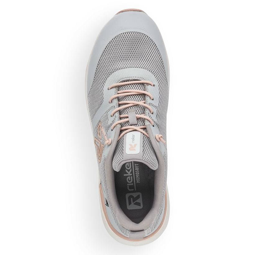 Rieker Artikelnummer 40102-40 Rieker Damen Sneaker Low Stone Grey
