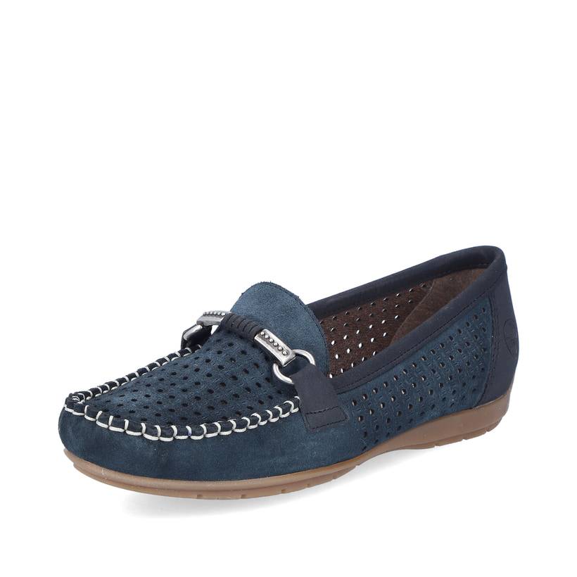 Rieker Artikelnummer 40253-14 Rieker Damen Loafer Schieferblau