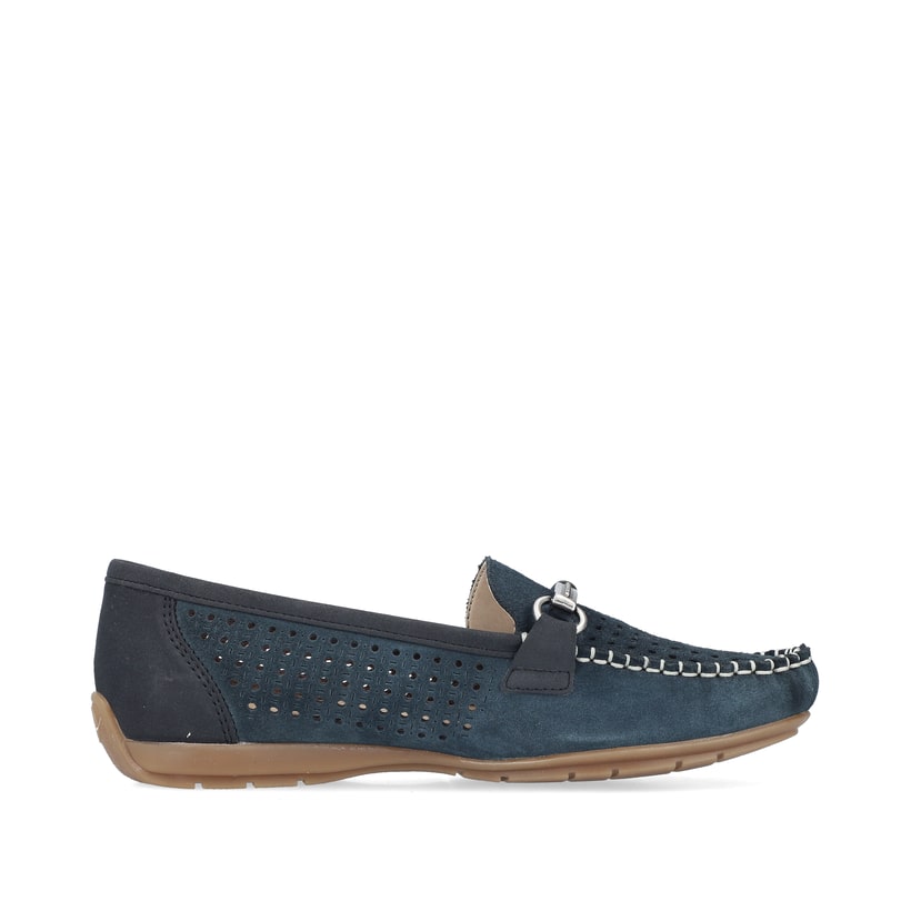 Rieker Artikelnummer 40253-14 Rieker Damen Loafer Schieferblau