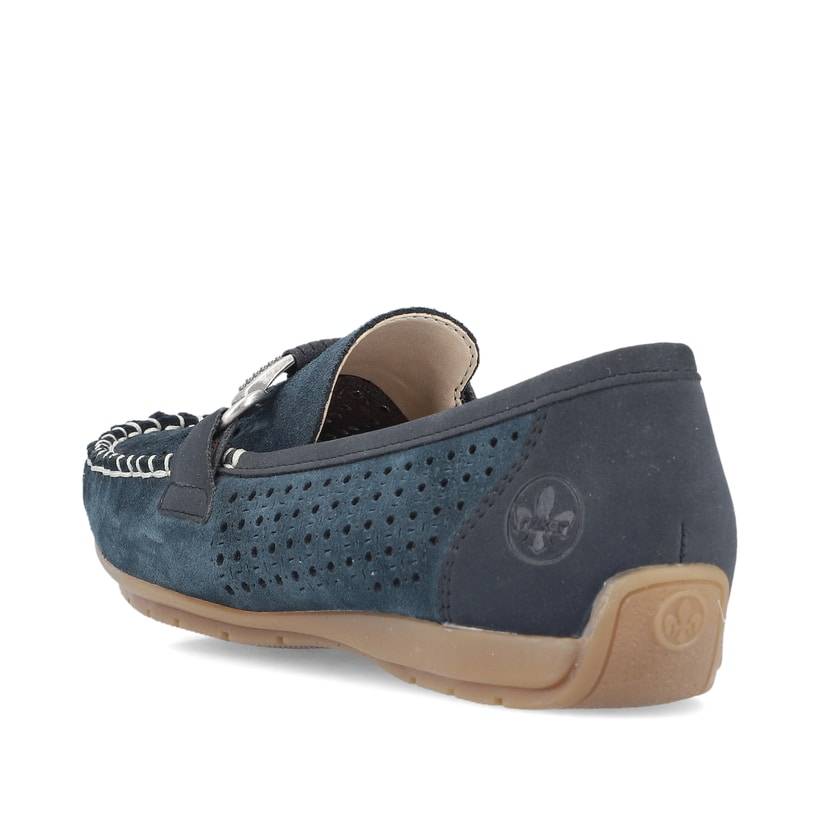 Rieker Artikelnummer 40253-14 Rieker Damen Loafer Schieferblau