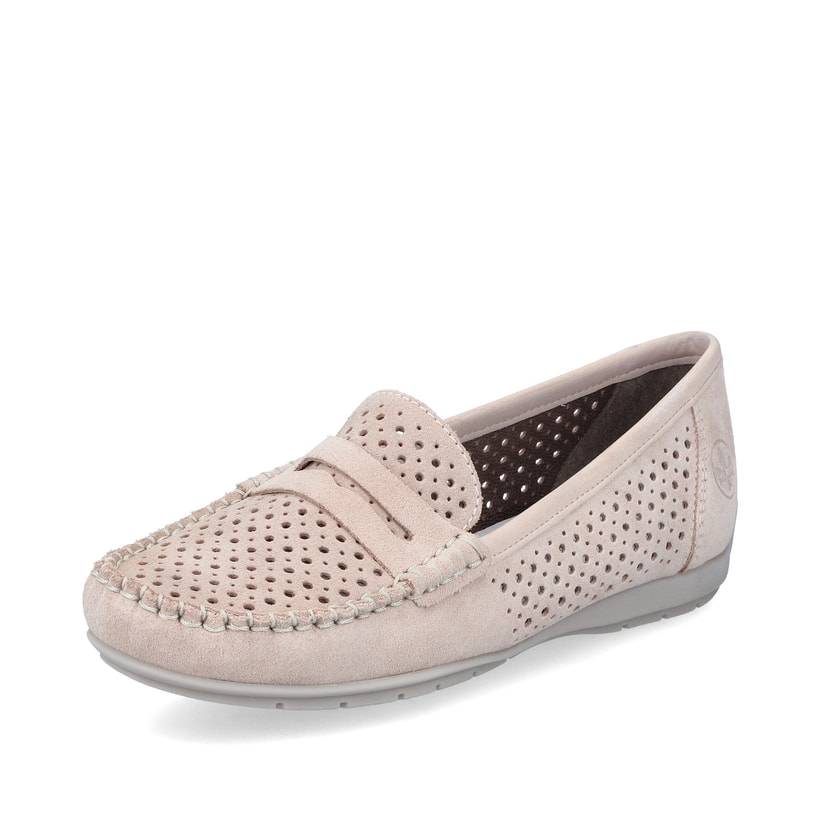 Rieker Artikelnummer 40263-31 Rieker Damen Loafer Zartrosa