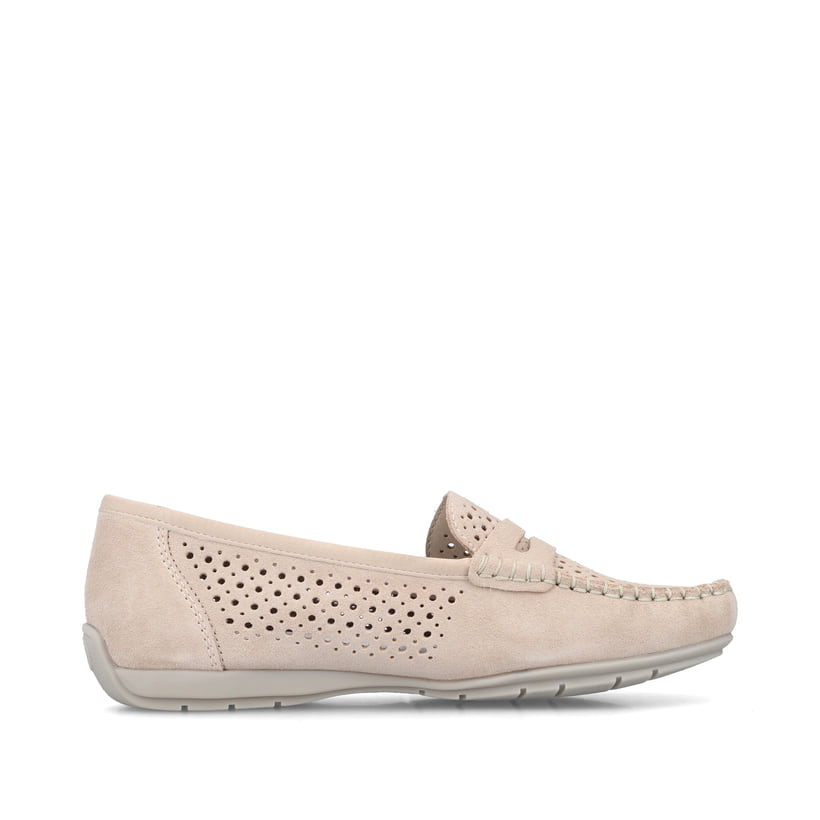 Rieker Artikelnummer 40263-31 Rieker Damen Loafer Zartrosa