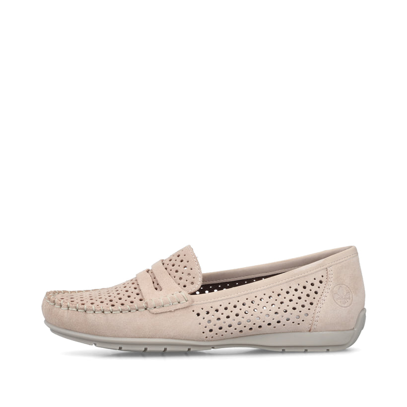 Rieker Artikelnummer 40263-31 Rieker Damen Loafer zartrosa