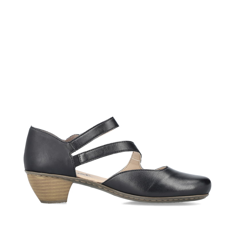 Rieker Artikelnummer 41780-00 Rieker Damen Pumps Glanzschwarz