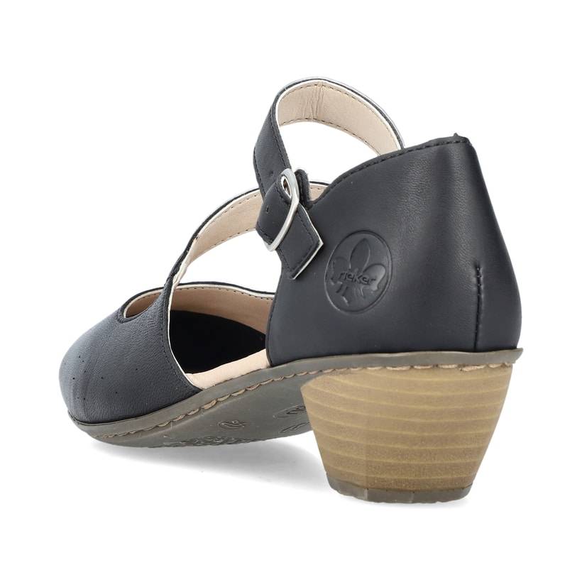 Rieker Artikelnummer 41780-00 Rieker Damen Pumps Glanzschwarz