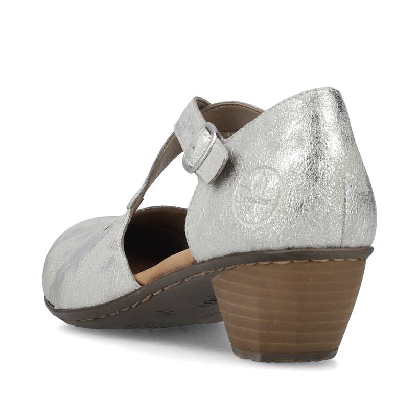 Rieker Artikelnummer 41781-40 Rieker Damen Pumps Silber-platin