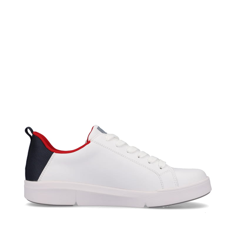 Rieker Artikelnummer 41906-80 Rieker Damen Sneaker Low Snow-white True-red