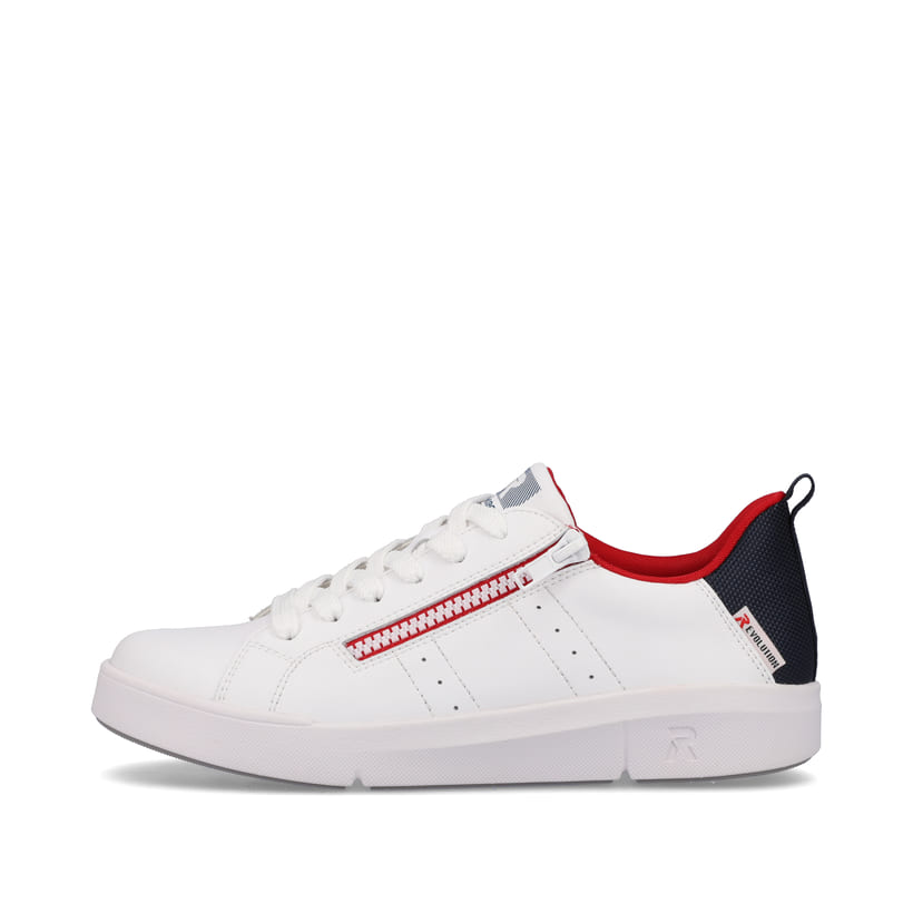 Rieker Artikelnummer 41906-80 Rieker Damen Sneaker Low Snow-white True-red