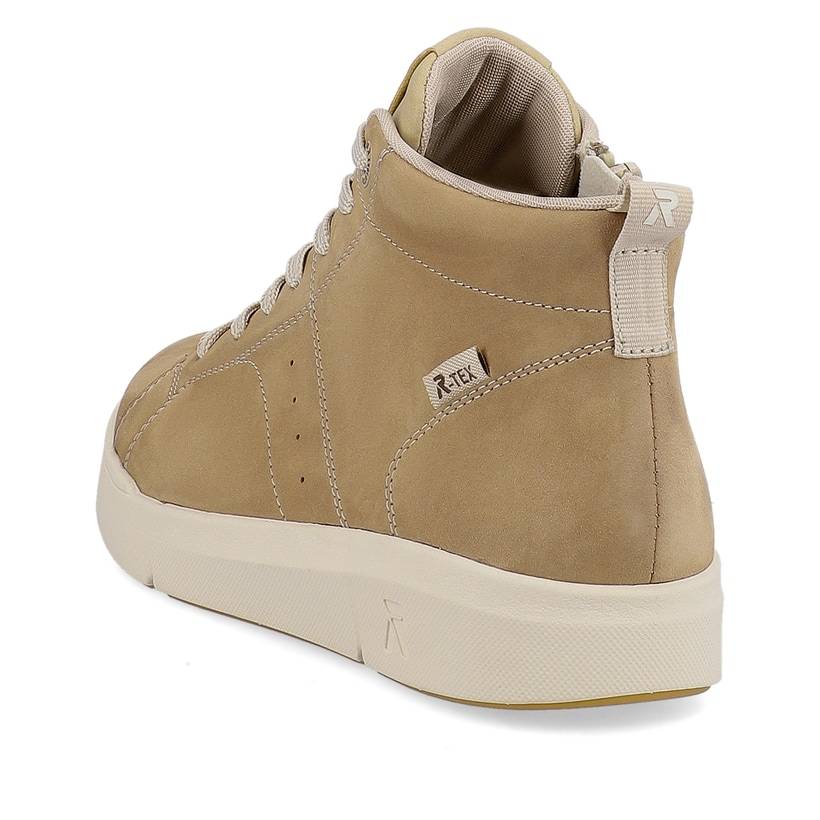 Rieker Artikelnummer 41907-20 Rieker Damen Sneaker High Creme Beige
