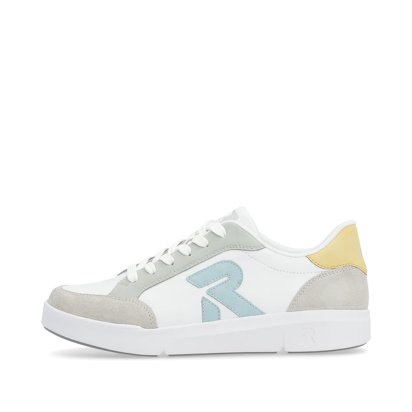 Rieker Artikelnummer 41909-80 Rieker Damen Sneaker Low Snow-white Dusty-grey