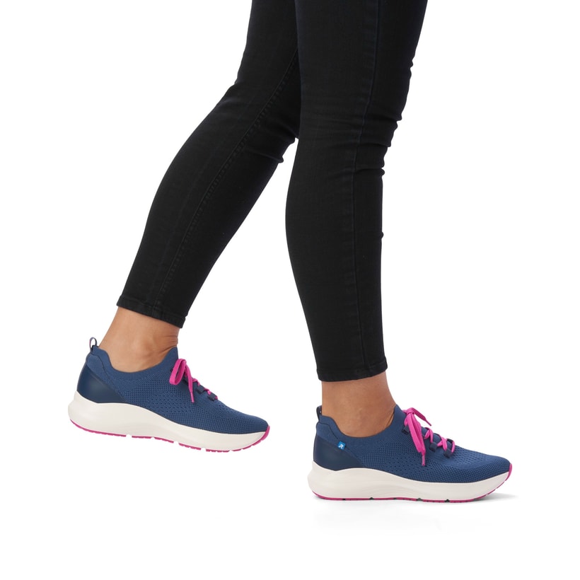 Rieker Artikelnummer 42101-14 Rieker Damen Slipper Ocean Blue