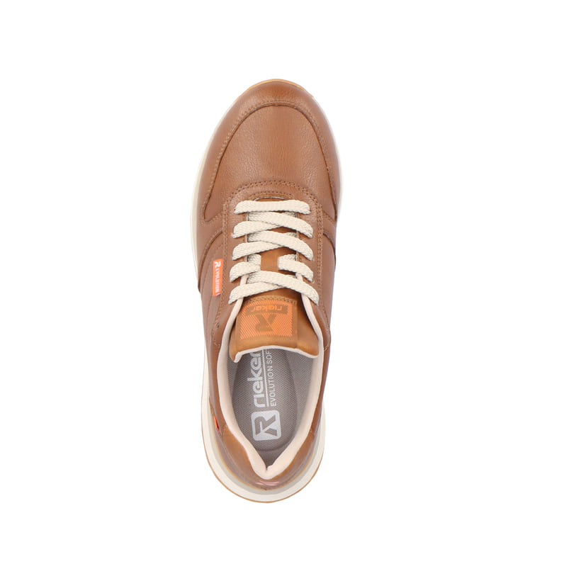 Rieker Artikelnummer 42500-22 Rieker Damen Sneaker Low Wood Brown