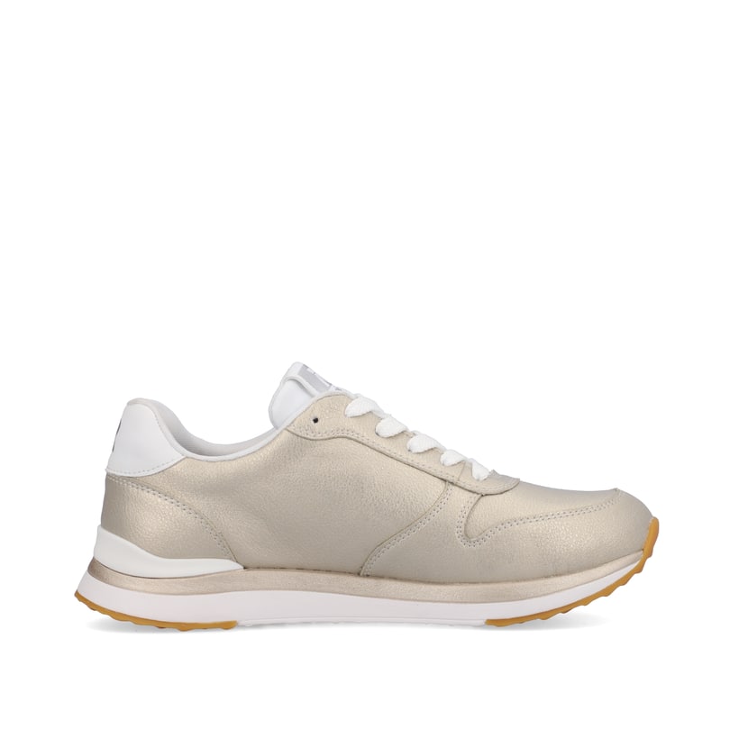 Rieker Artikelnummer 42500-90 Rieker Damen Sneaker Low Champagner Metallic