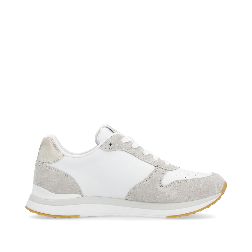 Rieker Artikelnummer 42501-81 Rieker Damen Sneaker Low Pearl-white Clay-beige