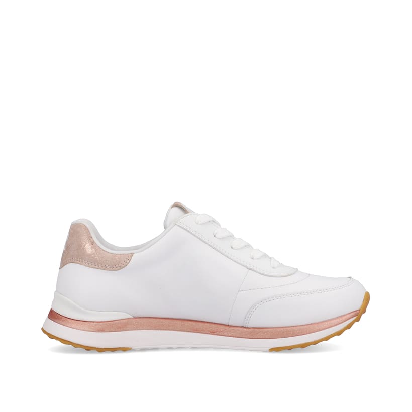 Rieker Artikelnummer 42505-80 Rieker Damen Sneaker Low Swan-white Rose