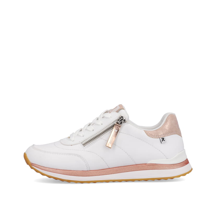 Rieker Artikelnummer 42505-80 Rieker Damen Sneaker Low swan-white rose