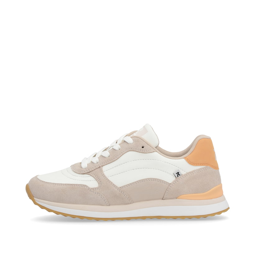 Rieker Artikelnummer 42506-82 Rieker Damen Sneaker Low Clay-beige Apricot