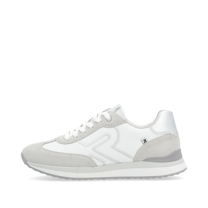 Rieker Artikelnummer 42509-80 Rieker Damen Sneaker Low pearl-white clay-beige