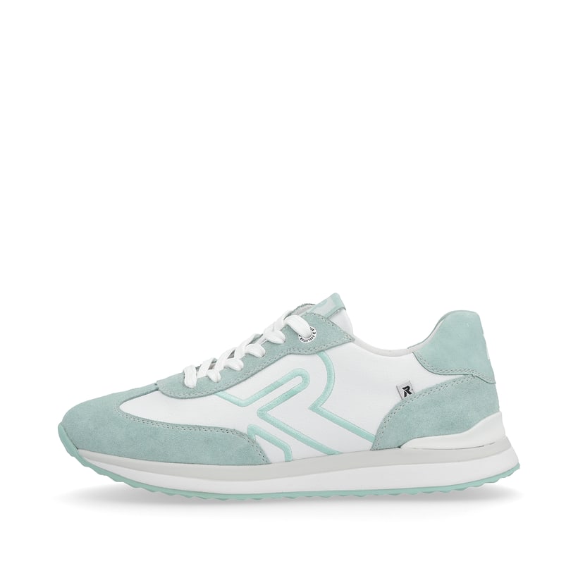 Rieker Artikelnummer 42509-81 Rieker Damen Sneaker Low frost-white aquamarine