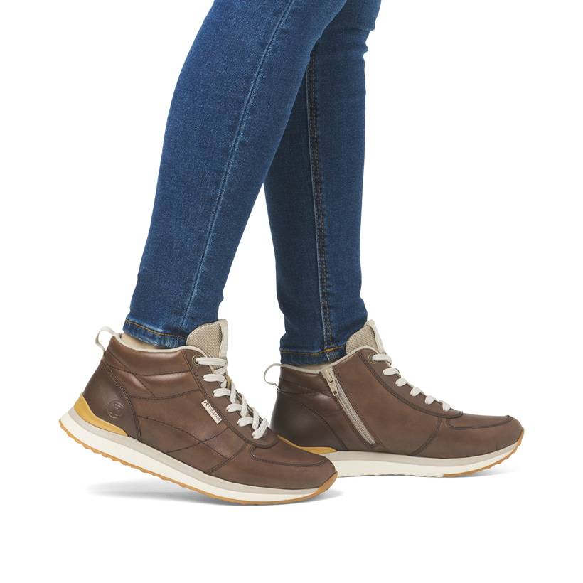 Rieker Artikelnummer 42570-22 Rieker Damen Sneaker High Kastanienbraun